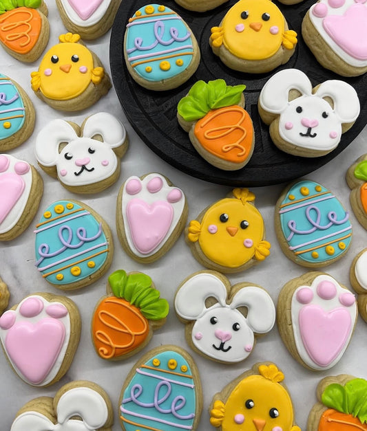 3 dozen mini decorated cookies